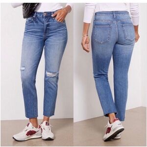 Kut from the Kloth High Rise Rachael Fab Ab Mom Ankle Jeans Size 8